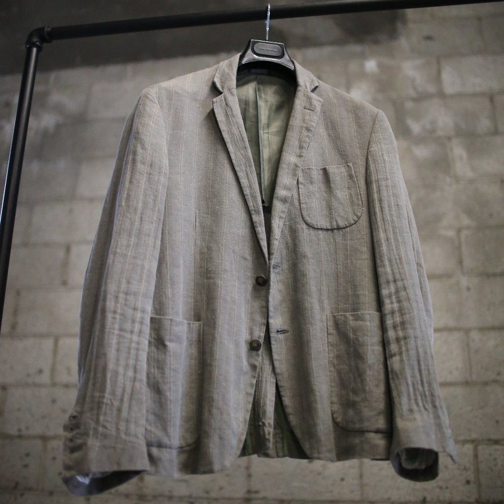 Stefano Veneziani custom linen jacket from Italy